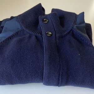 Banana Republic men’s mixed media zippered jacket